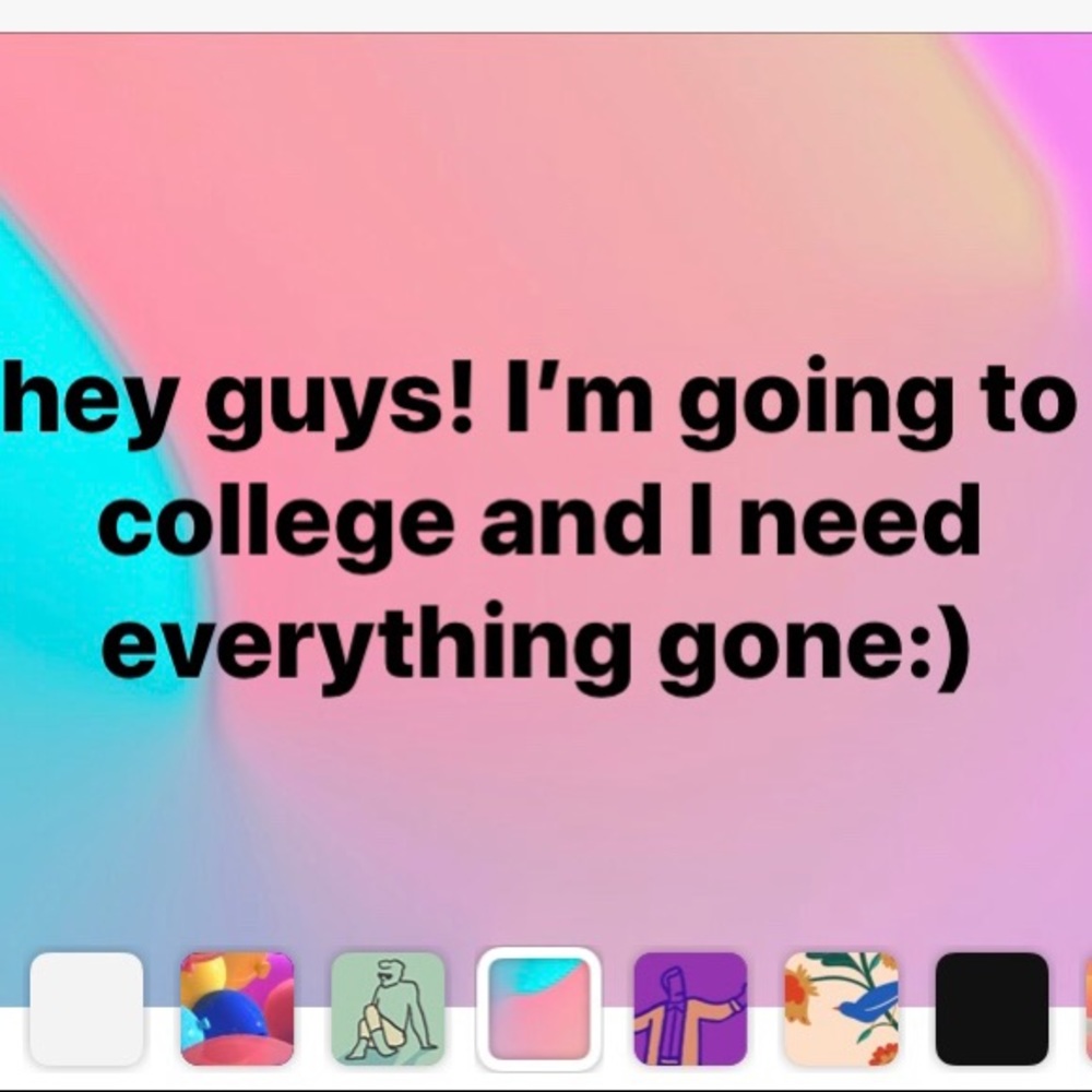 Hey guys! I am currently going to move to college